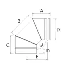 SLXD90 - Cot 90°