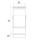 PSLXUB47 - Élément adaptable 270 mm - 470 mm