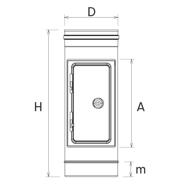SLXTKB - Pipe With Inspection Door