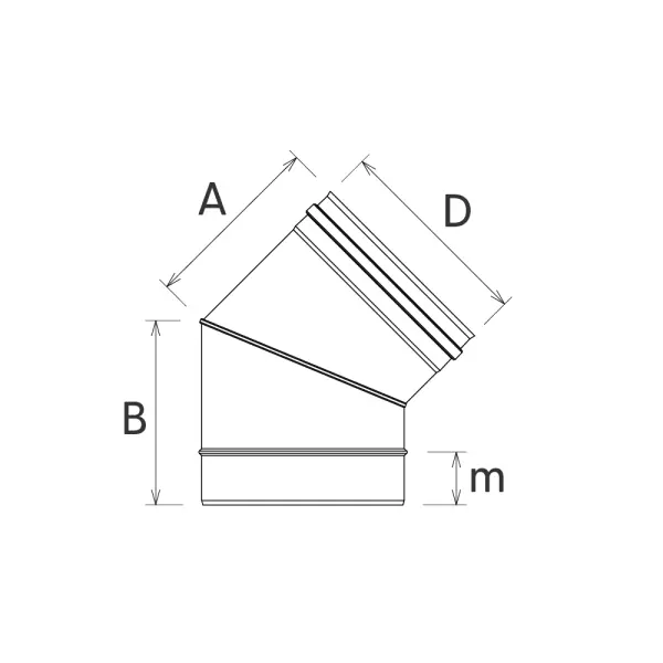 SLXD45 - 45º Elbow