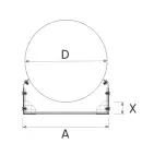 AKSLXDSKE - Wall Bracket Eko